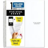 Five Star Spiral Notebook with Study App for $2.00