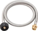 Flame King 5′ Steel Braided Hose for Propane Tanks – Now $11.89