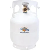 Flame King 5lb Propane Tank Cylinder with Gauge and OPD Valves for $49.99