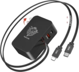 FlexTurtle 4-in-1 Retractable Wall Charger with Dual Cables for $13