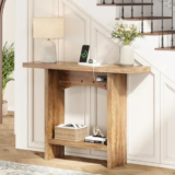 Foldable Console Table with Charging Station for $43.99