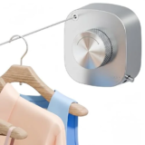 FORIOUS 13.8′ Retractable Clothesline in Brushed Nickel for $14.03