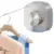 FORIOUS 13.8′ Retractable Clothesline in Brushed Nickel for $14.03