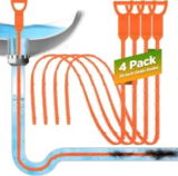 Forlivese 4 Pack 25″ Drain Snake Augers Now $2.99