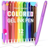 12-Count Four Candies 0.7mm Quick Dry Ink Colored Pens Set for $7.14