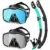 Freela Anti-Fog Dry Snorkel Set with Nose Cover for $15.49