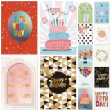 14-Pack Frelimiu 3D Handmade Birthday Cards with Envelopes $6.62