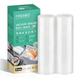FRESKO 11″ x 20′ Vacuum Sealer Bag Rolls – 2-Pack for $7.98