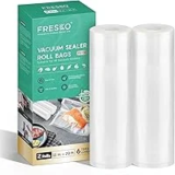 Fresko 2-Pack Vacuum Sealer Bags Rolls, 11in x 20ft for $7.98