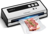 FRESKO Vacuum Sealer Machine with Double Heat Seal & 10 Bags – $33