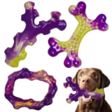 3-Pack Frienhund Tough Dog Toys for Aggressive Chewers Now $7.34
