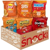 Amazon US – 31% OFF – Frito-Lay Cheesy Mix 6 Flavor Variety Pack, Single Serve Bags (40 Pack) – $19