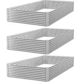 Frizione 4×2′ Galvanized Steel Raised Garden Bed Set for $35.99