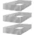 Frizione 4×2′ Galvanized Steel Raised Garden Bed Set for $35.99