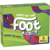 Fruit by the Foot Berry Tie Dye Mini Snacks, 3 Rolls – $0.70 at Amazon