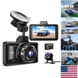 Full HD Dual Dash Camera with 150° View for $44.80 – Includes Free 64GB Card