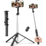 Fuloview 67″ 2-in-1 Travel Phone Selfie Stick & Tripod with Wireless Remote for $7.99