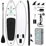 Funwater 10’6″ PVC Inflatable Stand Up Paddle Board for $84.99