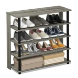 Furinno 5-Tier Wide Wooden Shoe Rack for $27