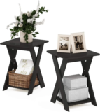 2-Pack FURINNO Modern Simplistic End Table Set – $19.65