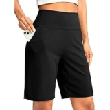 G Gradual Women’s Bermuda Long Shorts with Pockets for $14.99