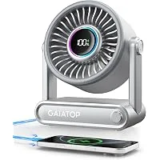 Gaiatop Portable Quiet Desk Fan with 6000mAh Battery – Now $12.43