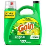 Gain Liquid Laundry Detergent 154oz (107 Loads) for $8.94