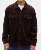 GAP Men’s Relaxed Corduroy Overshirt Now $20