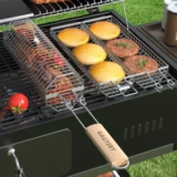 GAUYEBY Octagon Rolling Grill Basket $12 (Prime Members)