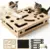 Generic 2026 Cat Scratch Puzzle Enrichment Wooden Box with Catnip Toys for $16.99