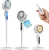 Gentsvip 3-in-1 58.4″ Rechargeable Oscillating Pedestal Fan for $87.99