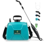 2-Gallon Giftsfaloy Battery Powered Garden Sprayer with 3 Nozzles for $25