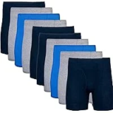 10-Pack Gildan Men’s Covered Waistband Boxer Briefs for $19.75
