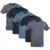 5-Pack Gildan Men’s Crew T-Shirts for $14
