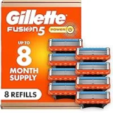 Gillette Fusion5 Power Men’s Razor Blade Refills – 8 Count for $22.79