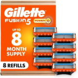 Gillette Fusion5 Power Razor Blade Refills – 8 Count for $17.46