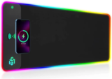 GIM Wireless Charging RGB Gaming Mouse Pad with 15W Fast Charging – $14.79