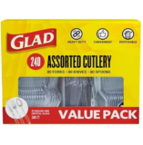 Glad Premium Assorted Disposable Utensils for $8.38
