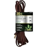 Go Green Power 20ft Household Extension Cord with 3 Outlets for $11.50