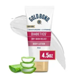4.5oz Gold Bond Diabetic Body Lotion for Dry Skin Relief for $3.80