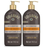 2-Pack Gold Bond Ultimate Men’s Essentials Hydrating Lotion for $11