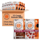 Golden Island Korean BBQ Variety Pack (17oz, 15-Pack) for $18.65