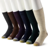GOLDTOE Men’s Crew Socks – 12-Pair Set for $13.20