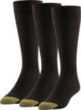Goldtoe Men’s Metropolitan Crew Dress Socks 3-Pack for $6.38