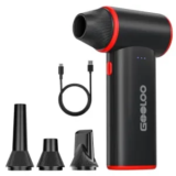 Gooloo F3 150000 RPM 3-Stage Compressed Electric Air Duster for $20
