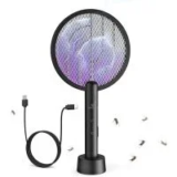 GooQand 2-in-1 4000V Bug Zapper Racket – $16.09