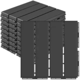 9-Pack Goovilla 12″x12″ Waterproof Interlocking Deck Tiles for $13