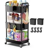 Goovilla 3 Tier Diaper Cart with Lockable Wheels – $14.99 ($29.99 Original Price)