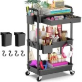 Goovilla 3-Tier Rolling Utility Cart for $14.95 with Free Shipping