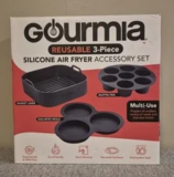 Gourmia 3-Piece Silicone Air Fryer Accessories Set for $19.96